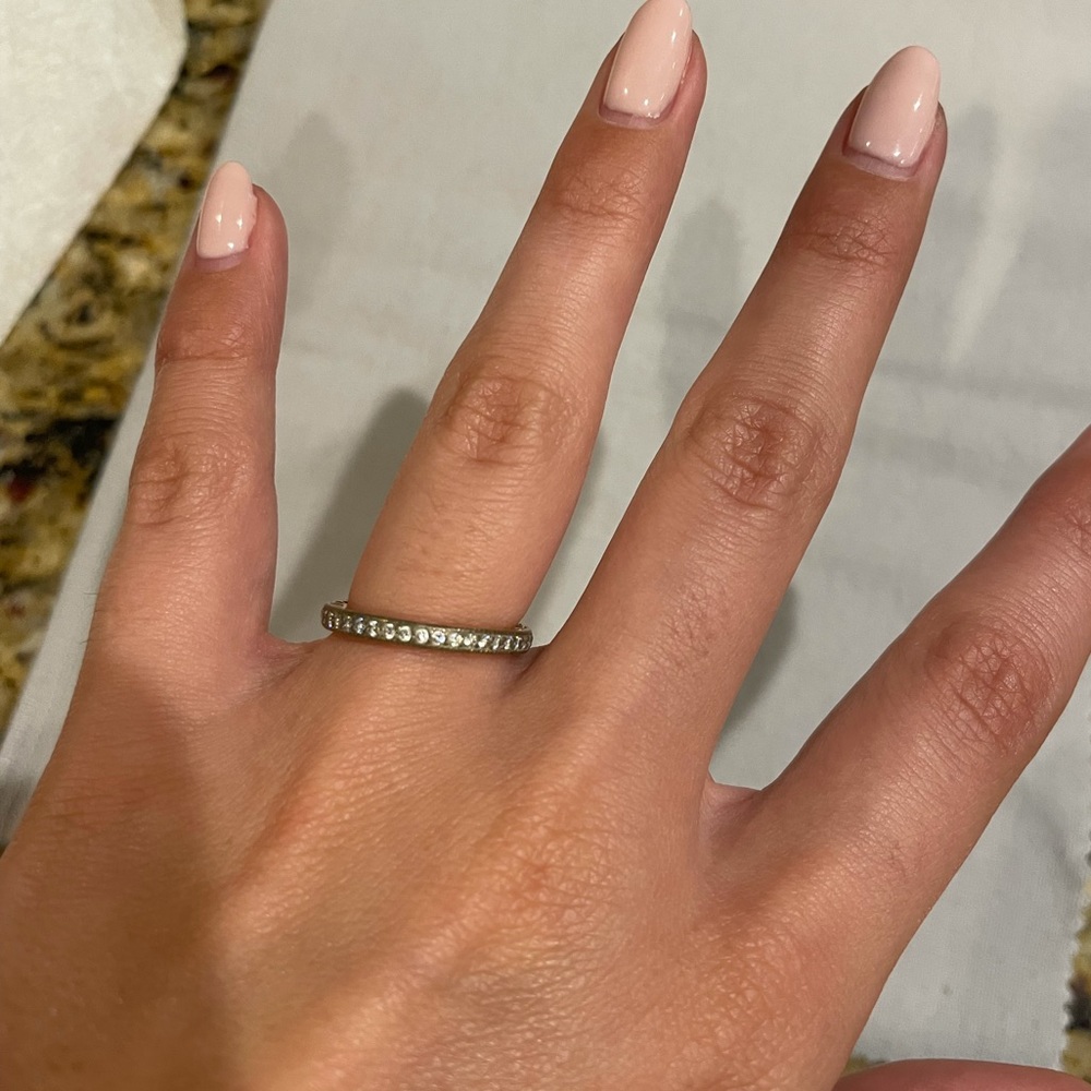 Pandora Sparkle & Hearts Ring - Rose Gold